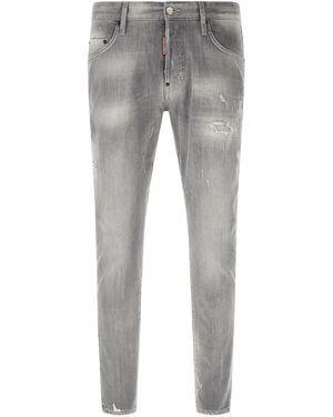DSquared² Cotton Tapered Jeans - Gray