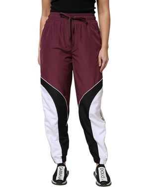 Dolce & Gabbana Sweatwomen's Jogger Pants - Red
