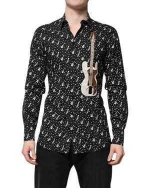 Dolce & Gabbana Instrument Embellished Shirt - Black