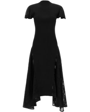 Lanvin Silk And Cotton Dress - Black