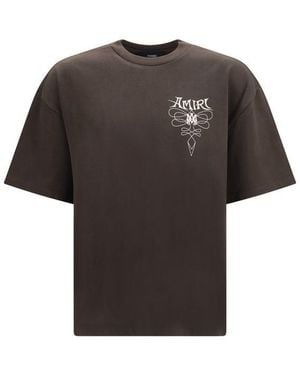 Amiri Cotton T-Shirt - Black