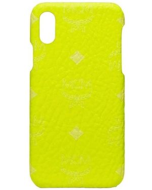 MCM Visetos Iphone X Xs Cell Phone Case - Yellow