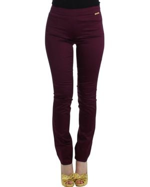 John Galliano Slim Fit Pants - Purple