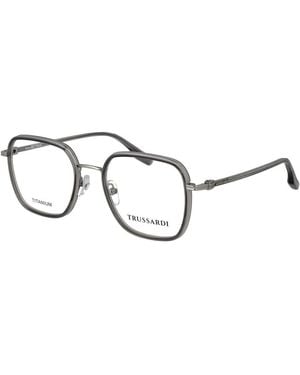 Trussardi Titanium Glasses (Frames) - Metallic