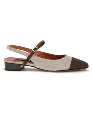 CAREL PARIS Cotton Ballet Flats - Brown