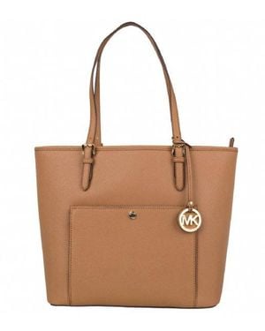 Michael Kors Jet Set Item Tote (Acorn) 30S6Gttt3L - Brown