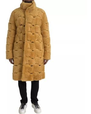Bottega Veneta Single-Breasted Coats - Yellow