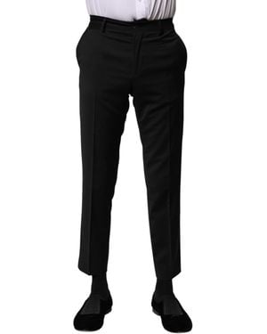 Dolce & Gabbana Dress Trousers Classic Fit - Black