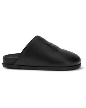 Givenchy Calf Leather Bos Taurus Mules - Black
