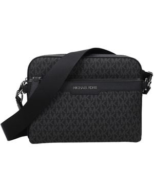 Michael Kors Fabric Crossbody Bag - Black