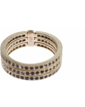 Nialaya Cz 925 Sterling Ring - Metallic
