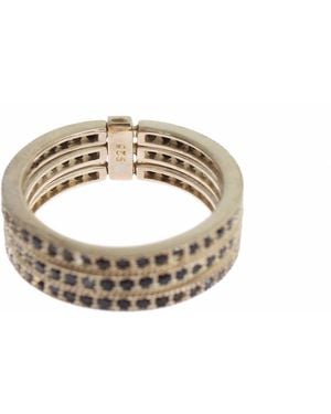 Nialaya Cz 925 Sterling Ring - Metallic