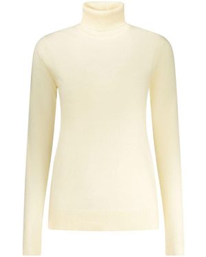 Norway 1963 Bianco Viscosa Donna Maglia - Natural