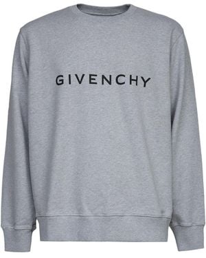 Givenchy Cotton Sweatshirt - Gray