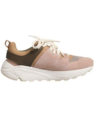Dondup Suede Low Top Sneakers Shoes - Natural