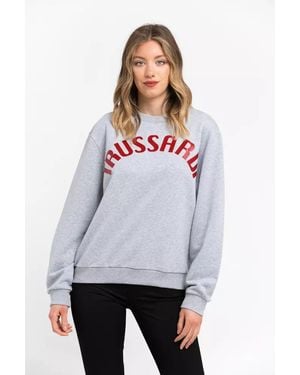 Trussardi Cotton Sweatshirt - White