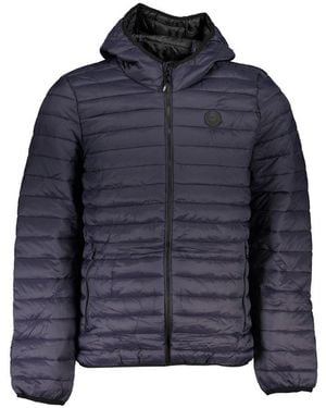 Gianmarco Venturi Blu Poliammide Jacket - Blue