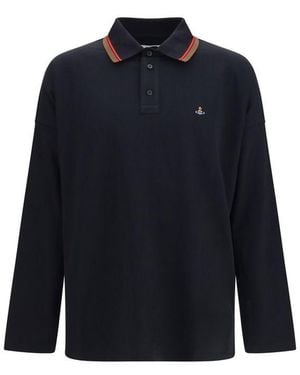 Vivienne Westwood Cotton Polo Shirt - Blue