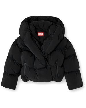 DIESEL Coats - Black