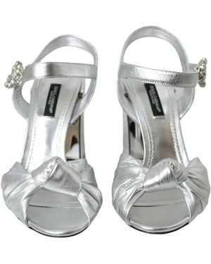 Dolce & Gabbana High Heel Sandals - Gray