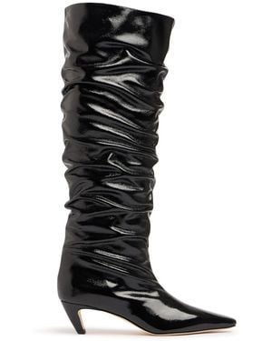 MSGM 40mm Naplak Boots - Black