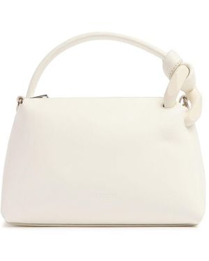 JW Anderson Small Corner レザートップハンドルバッグ - ナチュラル