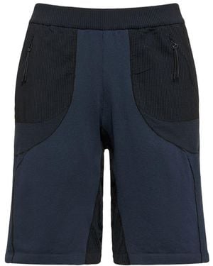 J.L-A.L Shorts Aus Strick "gelder" - Blau