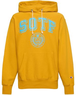 Champion Hooded Sweatshirt - Yellow