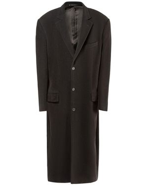 BOTTEGA VENETA マット フルイド ビスコース ジャージー コート ブラックマット フルイドビスコースジャージー コート| Bottega