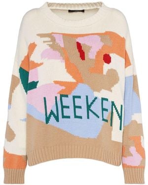 Weekend by Maxmara Fabian Cotton Blend Sweater - Blau