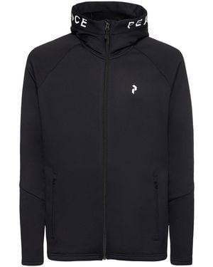 Peak Performance Rider Tech Blend Zip Hoodie - Blue