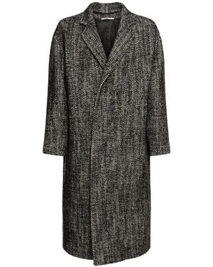 Valentino Lange Chevron-jacke - Grau