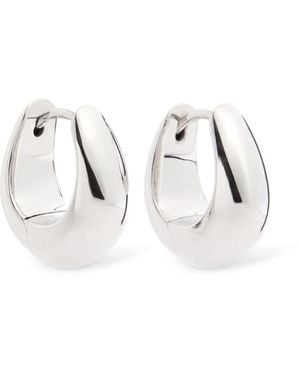 Tom Wood Ice Small Hoop Earrings Unique - White