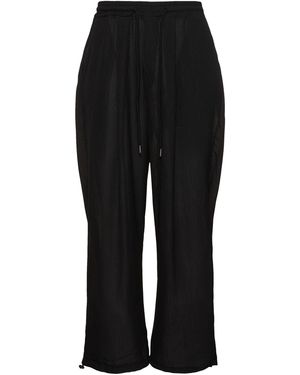 Frankie Shop Crinckle ワイドジョギングパンツ - ブラック