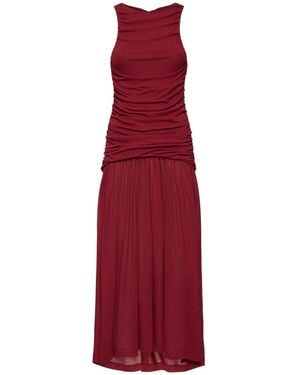 BITE STUDIOS Evidente Cotton Midi Dress - Red