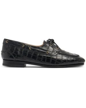 Bally Lvr Exclusive 10Mm Pathy Leather Loafers - Black