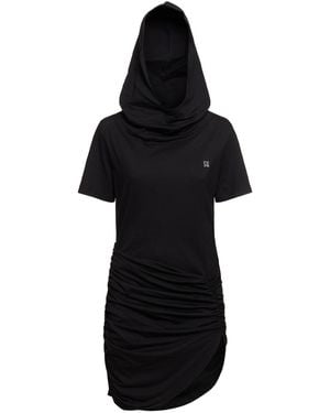 GIUSEPPE DI MORABITO Cotton Jersey Mini Dress - Black