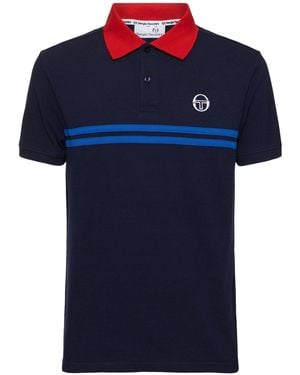 Sergio Tacchini Supermac ポロ - ブルー