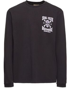 GALLERY DEPT. Herren Langärmeliges T-Shirt „Skull Creek“ - Schwarz