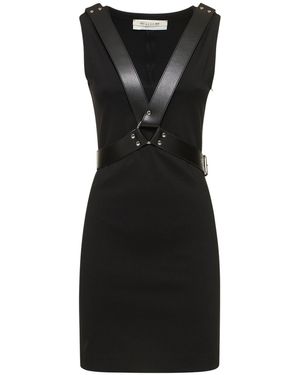 1017 ALYX 9SM Minikleid Aus Viskose Mit Bondage-gürtel - Schwarz