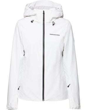 Peak Performance 2l Isolierter Ski-shelljacke "anima" - Weiß