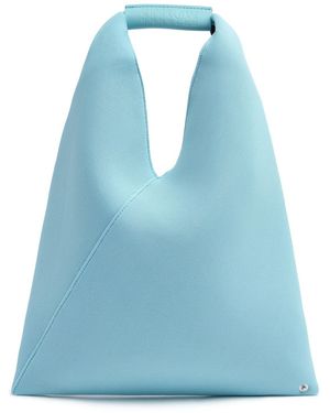 MM6 by Maison Martin Margiela Small Japanese メッシュトップハンドルバッグ - ブルー