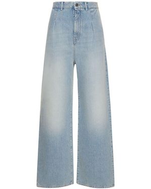 Loulou Studio Attu Wide Denim Trousers - Blue