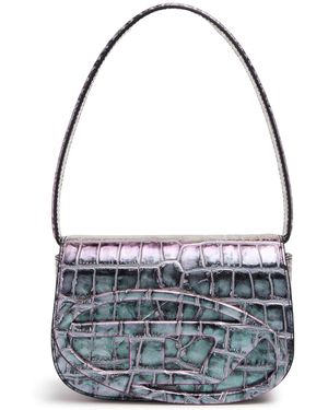 DIESEL 1dr Embossed Shoulder Bag - ブルー