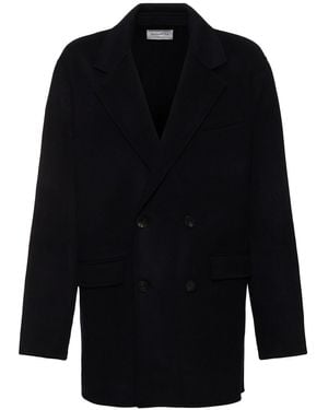 Frankie Shop Harry Wool Blend Blazer - Black