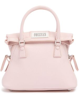 Maison Margiela Micro 5ac Classique グレインレザーバッグ - ピンク
