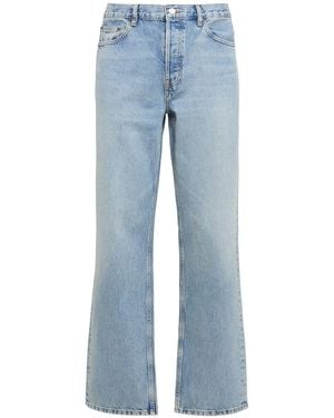 FRAME Relaxed Cotton Denim Jeans - Blue