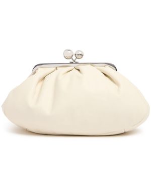 Weekend by Maxmara Cubico レザークラッチ - ナチュラル