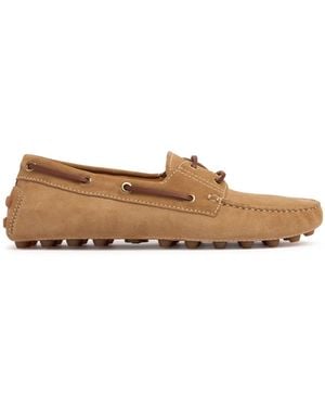 Tod's Damen 10Mm Hohe Lederloafer Aus Nappaleder - Braun