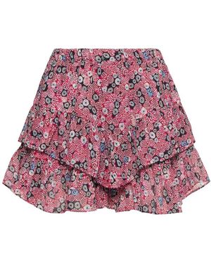 Isabel Marant Jocadia コットンボイルミニスカート - レッド